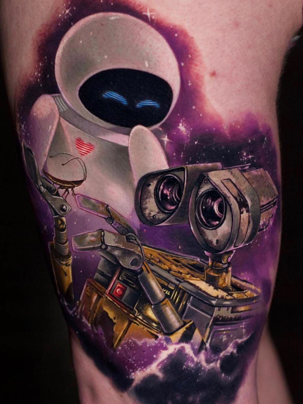 Walle tattoo  Walle tattoo added to back piece  queenofnancyland   Flickr