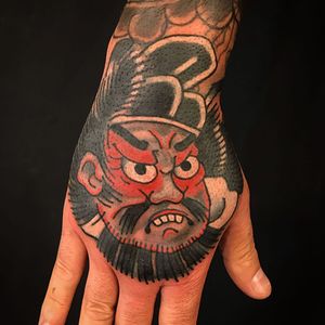 Best Tattoodo App tattoo by Kiku #TattoodoApp #TattoodoApptattooartist #tattooartist #tattooart #tattooidea #inspiringtattoo #besttattoo #hand #japanese #warrior #samurai