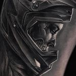 Best Tattoodo App tattoo by Elen Soul #ElenSoul #TattoodoApp #TattoodoApptattooartist #tattooartist #tattooart #tattooidea #inspiringtattoo #besttattoo #blackandgrey #lady #portrait #motorcycle #babe #skull #arm