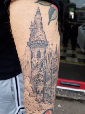 Healed shot of a fantasy castle pie e from my flash book!!