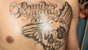 #Familiatattoo with Dove morphed into skull. Thats a month healed. Finally done my 100th tattoo Rene Patino 2108998050 hmu 24/7 my instagram name is Playboysatx novakynkynangel@gmail.com