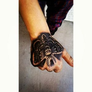 Hand Cover Up Tattoo