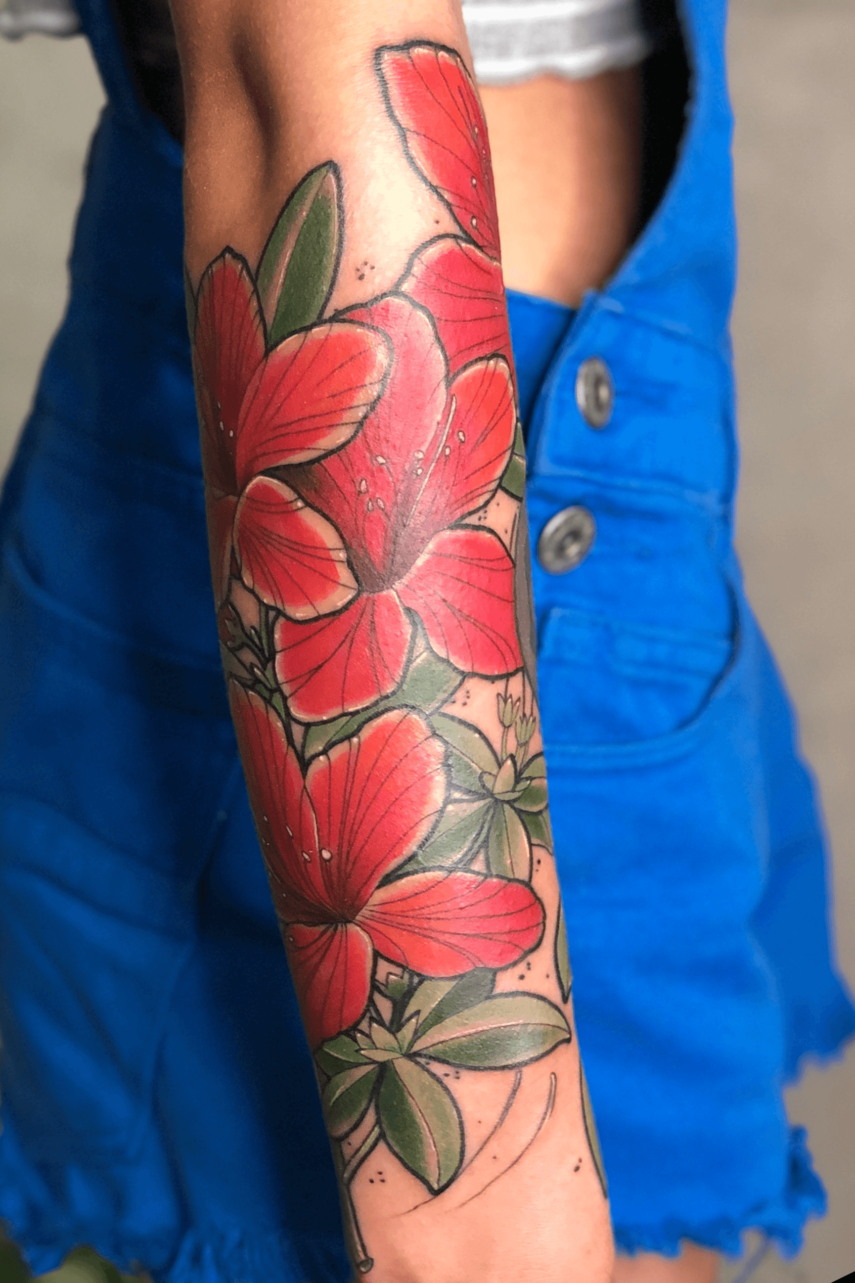 Details more than 68 azalea flower tattoo - in.cdgdbentre