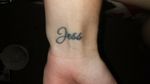 My name on my left wrist done @ Joondalup Ink