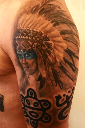 TAINO INDIAN P.R. Tattoo