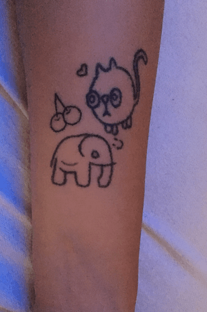 Doodles on my left arm