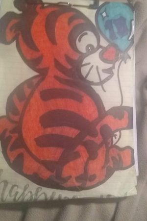  I drew this Tigger for my son