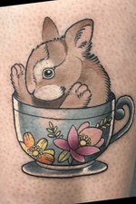 Bunny in teacup 