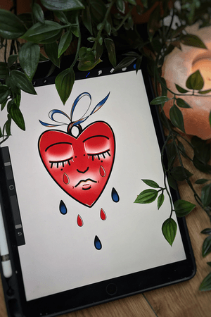 •Crying Traditional Heart• info e bookings text me in direct or email at nicoletta.t1@gmail.com 