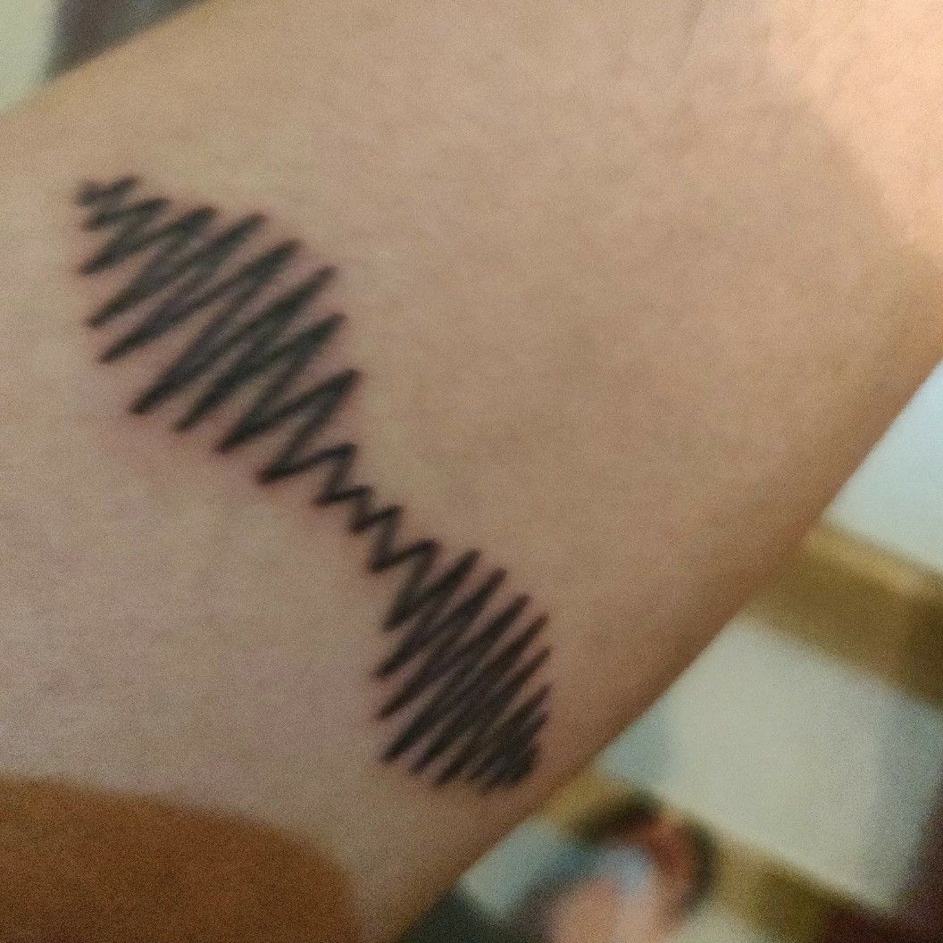 Arctic Monkeys  Cry Lightning tattoo on possibly one of the best sitters  yet kayos54  Absolutely loved doing this  Instagram