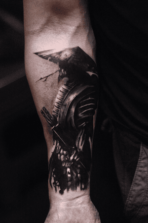 Samurai tattoo #staygoldtattooph #blacksndgrey
