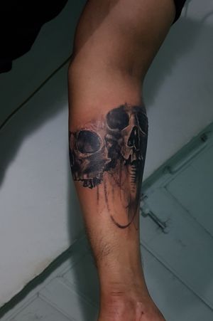 Some skull action, first session done waiting for second pass.
