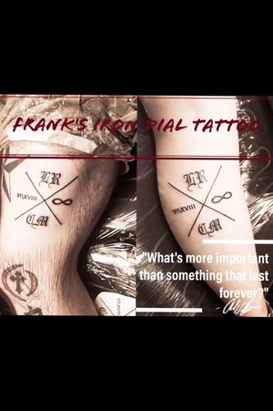Frank's Iron Dial Tattoo here in Saucier, MS look us up and get you a good but meaningful tattoo