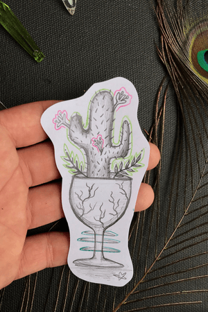 Energia da planta do cactus.
