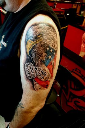 Big eagle tattoo 
