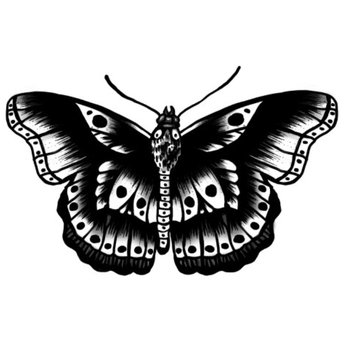 harry Styles Butterfly Tattoo Stickers By Imoulton  Harry Styles  Butterfly Drawing  375x360 PNG Download  PNGkit
