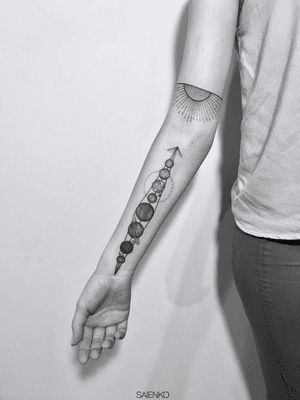 #planets #linework #dotwork #minimalist #fineline #geometric #tattooartist #tattoo2me #Tattoodo #ukrainetattoo 