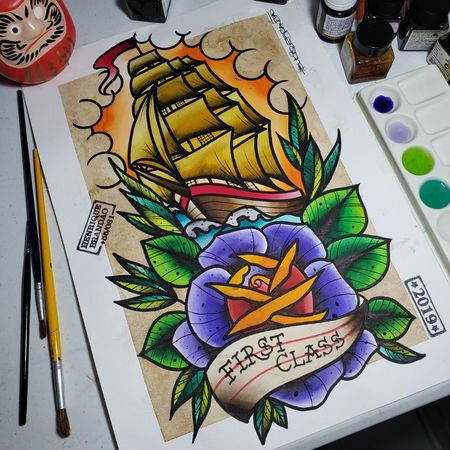 Flash tattoo