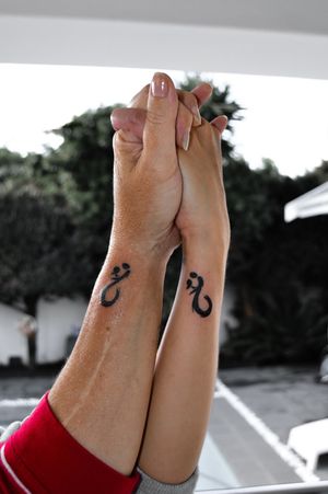 Mother and daughter tattoo.. 