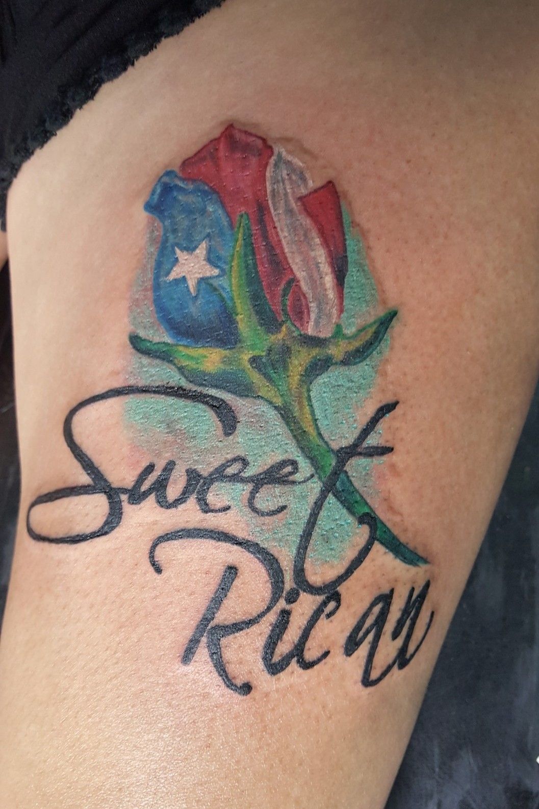 Rebel Rose tattoo
