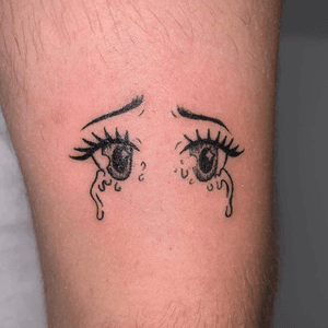 Crying anime eyes, enjoyed doing this one. View my instagram for more photos of my work @mylanlou