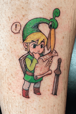 Legend of Zelda by Chris. Instagram: @chrisjtattoo
