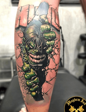 Very nice detail on this  HULK calf piece 