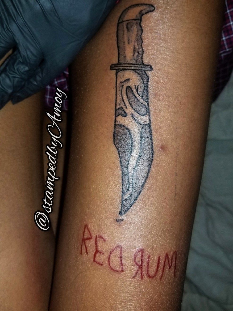 redrum tattoo on legTikTok Search