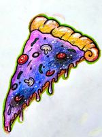 Pizza galáctica🍕♥️ #tete #cartoon #cartoonsketch #pencil #art #sketch #pizzagalactica #practice #pizza #galactic #galaxy #galaxypizza #galacticpizza #colorful 