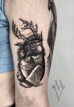 Littlw shaman, creature, magic, small tattoo