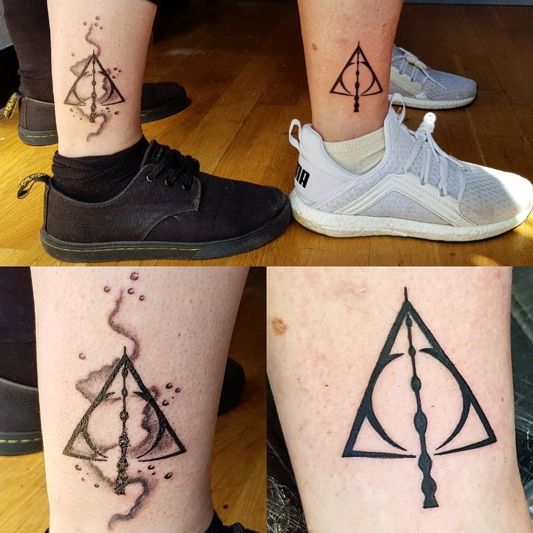 harry potter deathly hallows tattoo