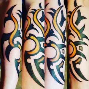 Tiger Tribal Tattoo#Tribal #TribalTattoo #CustomTattoo 