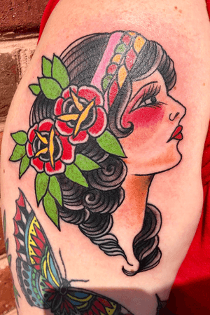 Lady head on a rad client! 