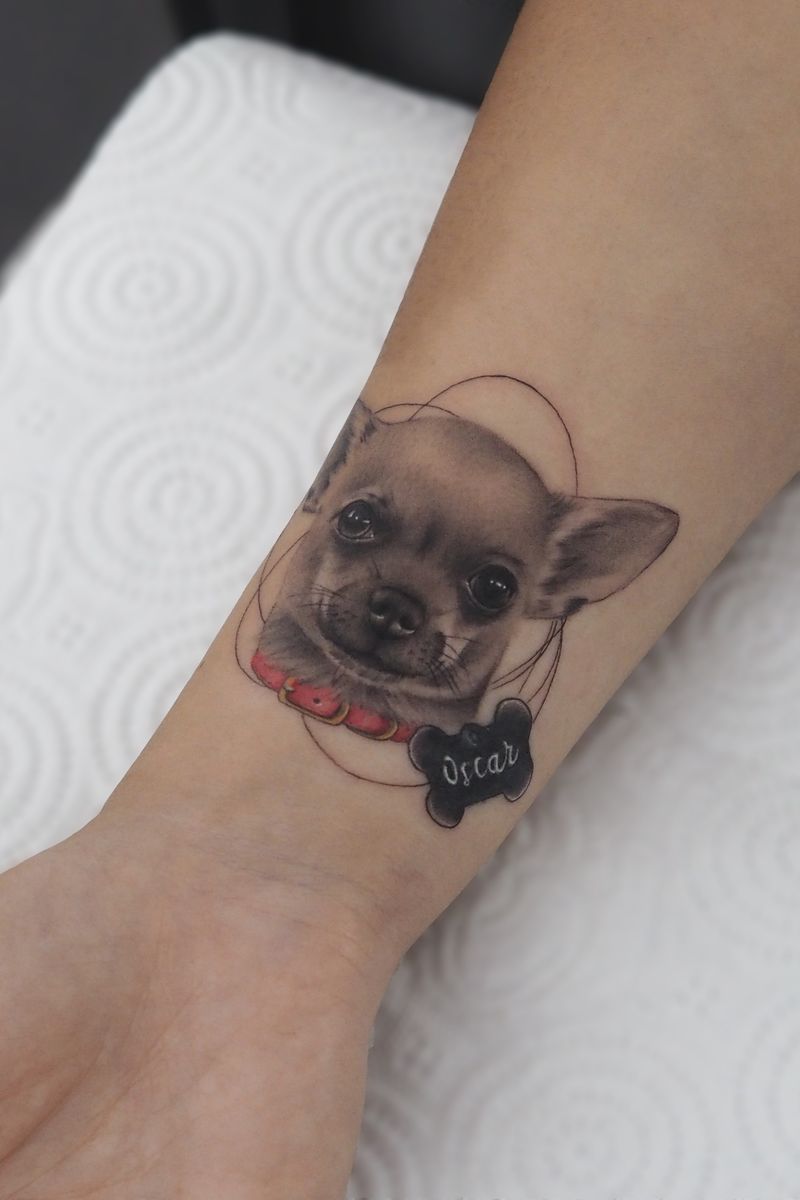 Tattoo uploaded by Ali Dündar • Oscar the dog ??(cover up) • Tattoodo