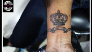 Crown tattoo at OUCHFor bookings call 7382521886, 9848597806.