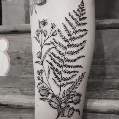 #naturetattoo #flowertattoo #minimaltattoo #ferntattoo 