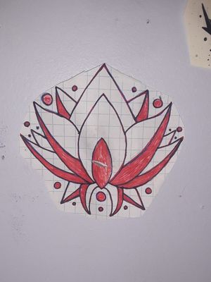 Lotus Stencil (available)