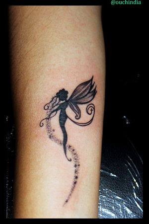 Fairy stardust tattoo at OUCH. For bookings call at 7382521886, 9848597806