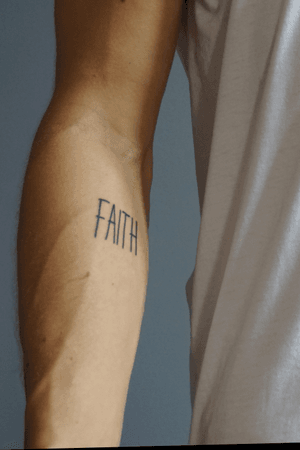 #Faith on the right arm