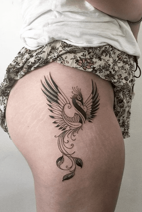 101 Amazing Fine Line Tattoo Designs You Need To See  Outsons  Mens  Fashion Tips And Style Guide For 2020  Small phoenix tattoos Phoenix  tattoo Line tattoos