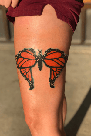 Drew got thos butterfly , Done from a Ron English painting