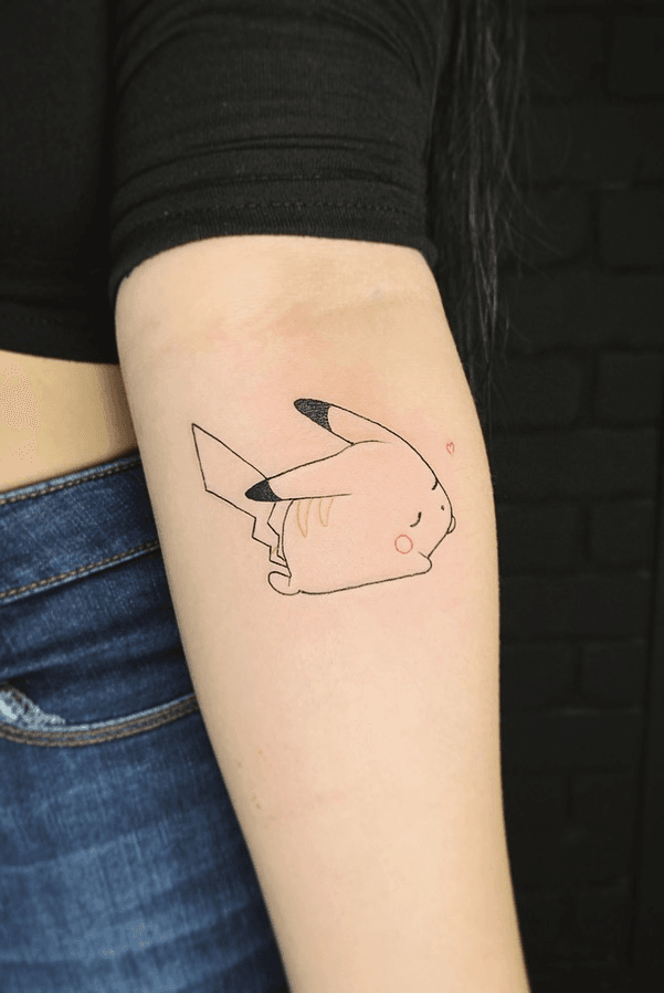 Pikachu Tattoo  Pikachu tattoo Pokemon tattoo Marvel tattoos