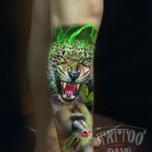 quick photoshop idea  #thailand #thailandtattoo #ink #tattooidea #leopardtattoo #animal #wildlife #ink