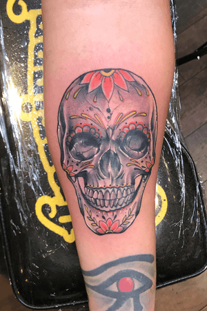 Skull day of the dead fore arm 
