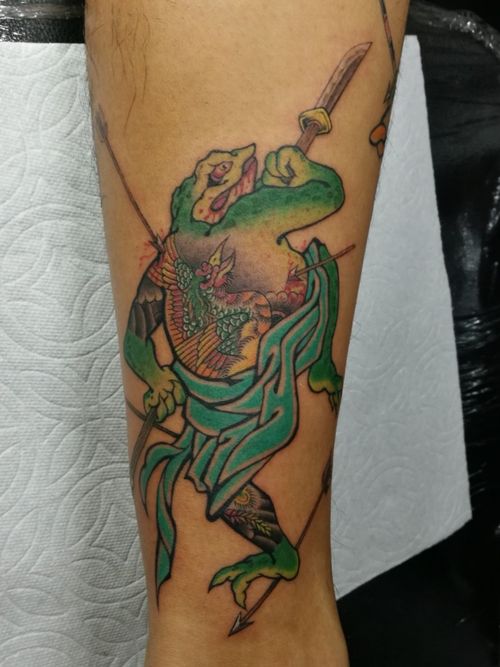 Tattoo Uploaded By Nep Cardenas Kaeru Spear Tattoodo Tattoo Uploaded By Nep Cardenas Kaeru Spear Tattoodo