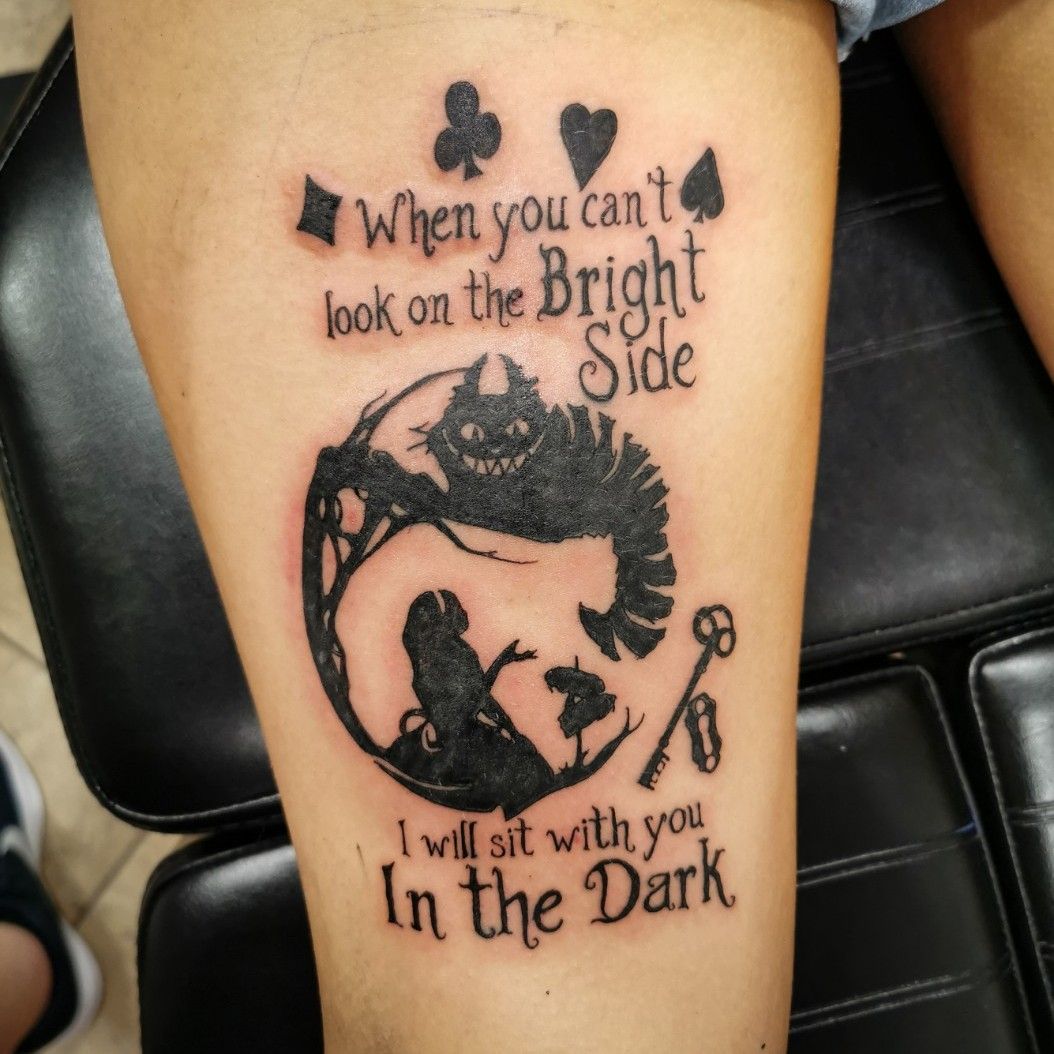 when you cant look on the bright side tattoo on Inspirationde  New tattoos  Tattoos for daughters Disney tattoos