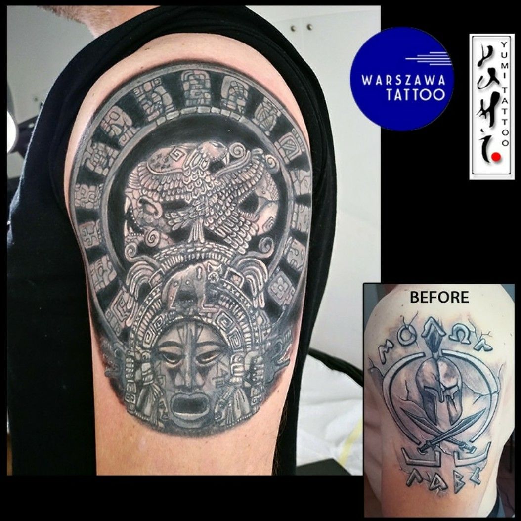 Would love any cover up ideas Was supposed to be a vegvisir Dont ask why  there was some changes with the symbol and missing line  rTattoocoverups