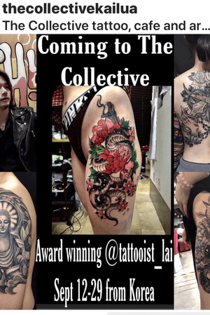 Tattoo by The Collective tattoo cafe and gallery