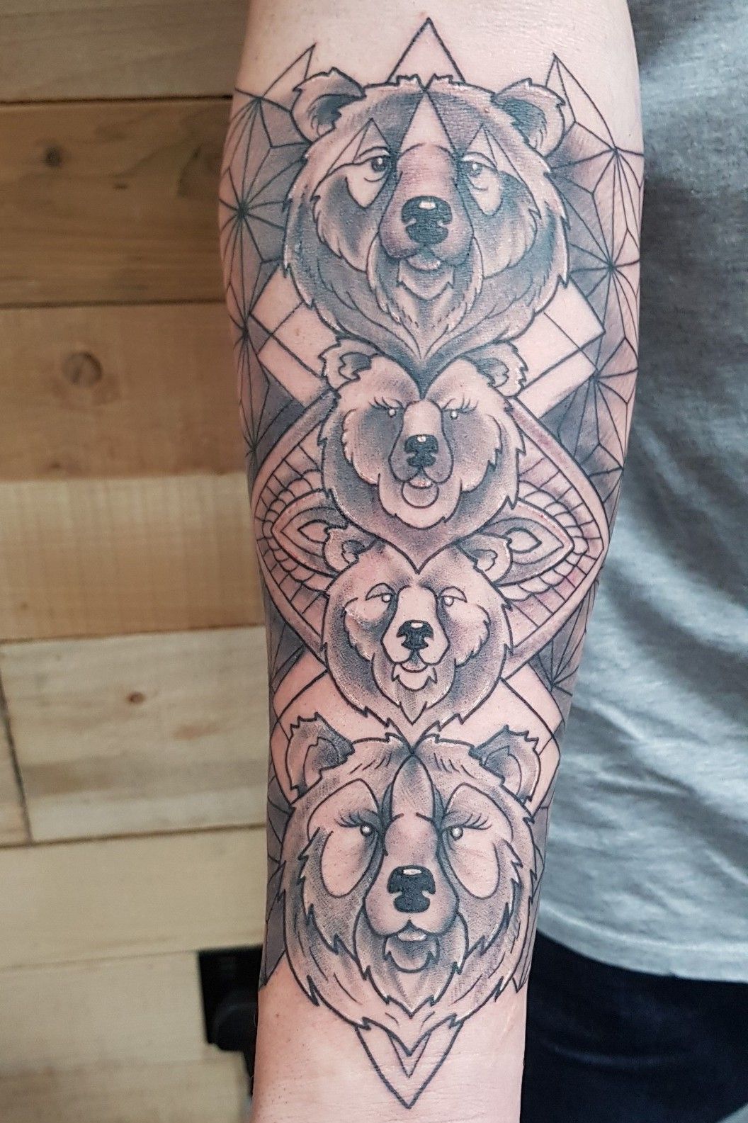 Bear Tattoo  For Family Strength Perseverance Guide for 2021  Tattoo  Stylist  Bear tattoos Bear tattoo Mama bear tattoos