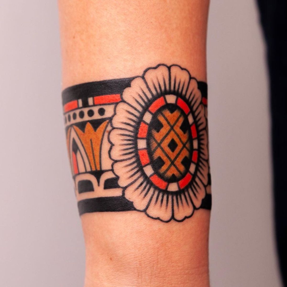 Tattoo uploaded by Tattoodo • Arm band tattoo by Vic James #VicJames # ...